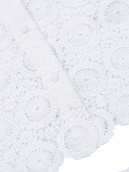 TWIN SET Girl MACRAME' SHIRT