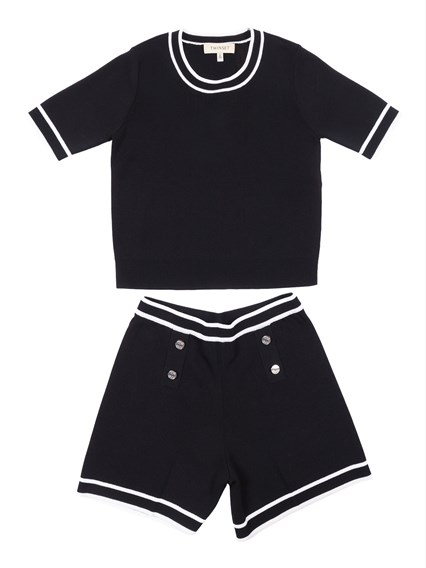 TWIN SET Girl COMPLETO (MAGLIA+SHORTS)