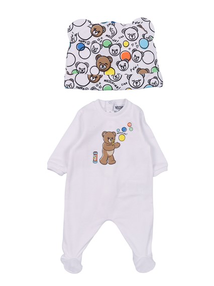 Moschino Kid ROMPER WITH CAP