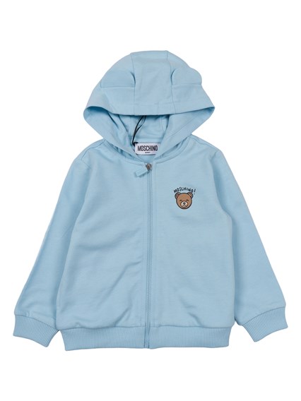 Moschino Kid FELPA ZIPPATA C/CAPP