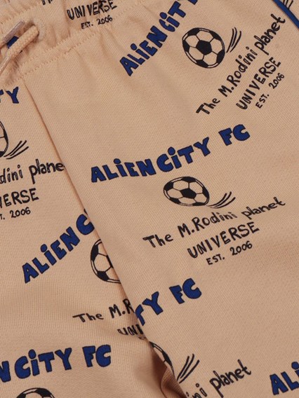 MINI RODINI Alien city FC aop sweatpants