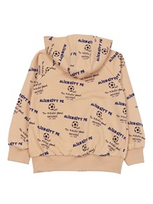 MINI RODINI Alien City FC aop zip hoodie