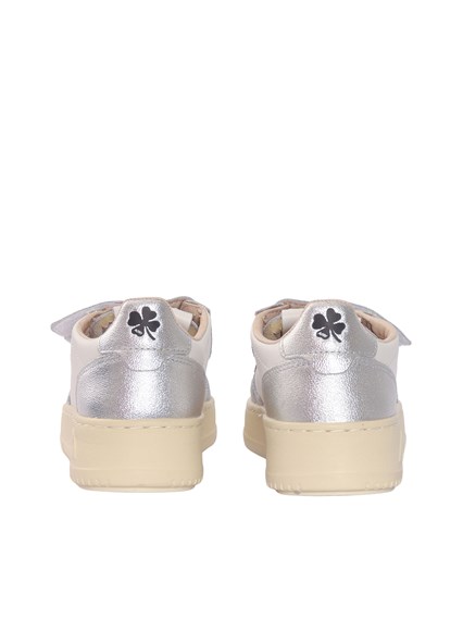 AUTRY KIDSTRIPES LOW KID BIC/FOUR WHT/SILVER SNEAKERS