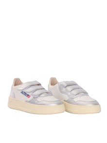 AUTRY KIDSTRIPES LOW KID BIC/FOUR WHT/SILVER SNEAKERS