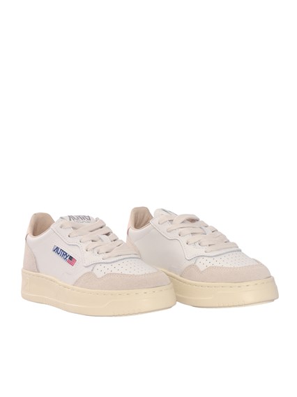 AUTRY MEDALIST KIDS LOW KID SUEDE/FOUR WHT/CRPINK