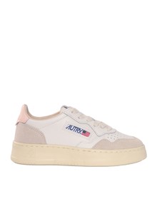 AUTRY MEDALIST KIDS LOW KID SUEDE/FOUR WHT/CRPINK SNEAKERS
