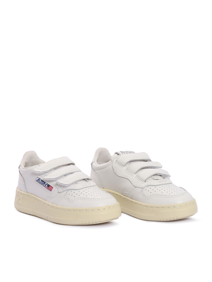 AUTRY KIDSTRIPES LOW KID LEAT/FOUR WHT/WHT