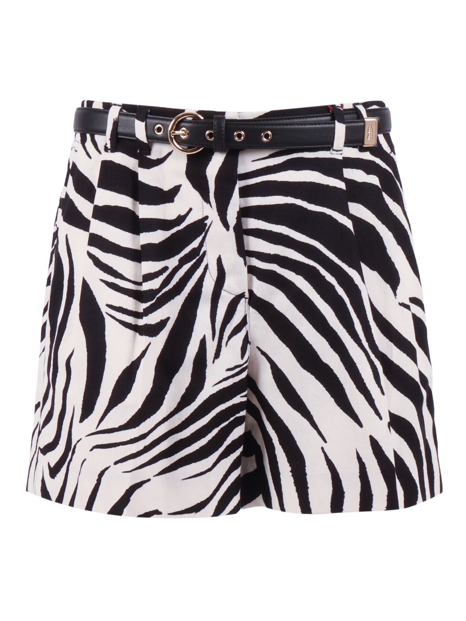 Max Mara Studio Pantalone Corto Novella In Multi