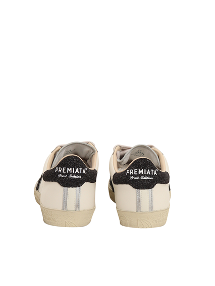 PREMIATA SNEAKERS STEVEND OFF WHITE+SILVER