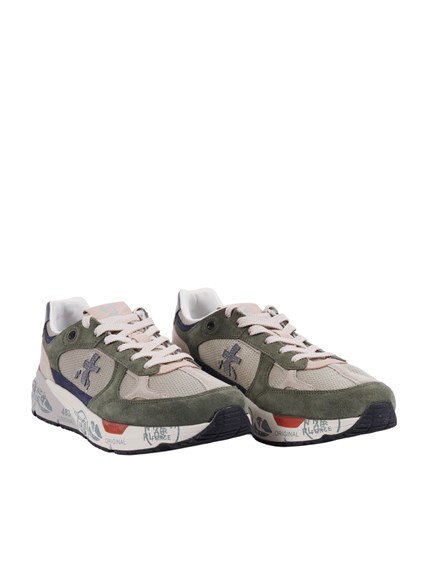 PREMIATA SNEAKERS MASE MILITARY GREEN+OFF WHITE