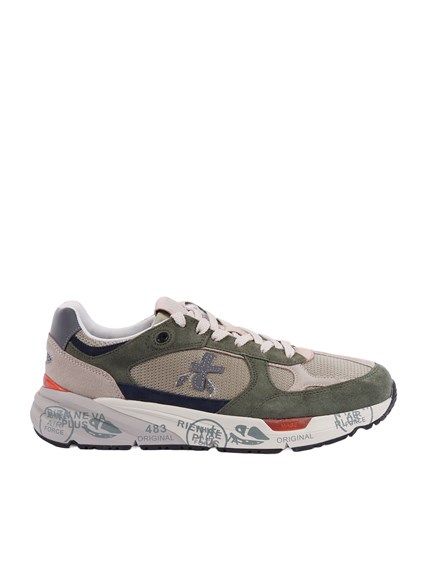 PREMIATA SNEAKERS MASE MILITARY GREEN+OFF WHITE