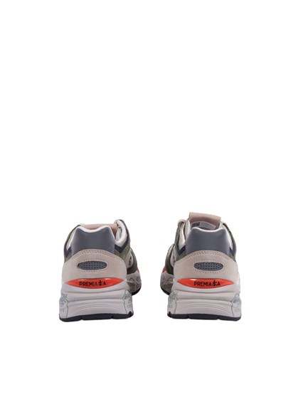PREMIATA SNEAKERS MASE MILITARY GREEN+OFF WHITE