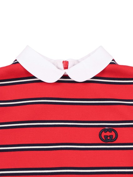 GUCCI KIDS J SS DRESS PUNTO STOFFA BAIADE