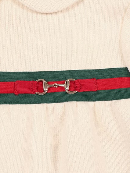 GUCCI KIDS B S/S DRESS FELTED CTN JERSEY