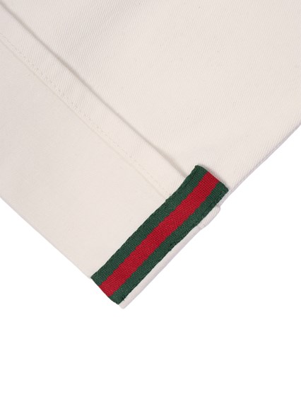 GUCCI KIDS J PANTS CERTIFIED COTTON WHITE