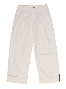 GUCCI KIDS J PANTS CERTIFIED COTTON WHITE