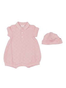 GUCCI KIDS B GIFT SET GG  COTTON PIQUET