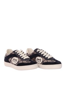 GUCCI KIDS SNEAKER LEATHER, R.S. SUEDE SW