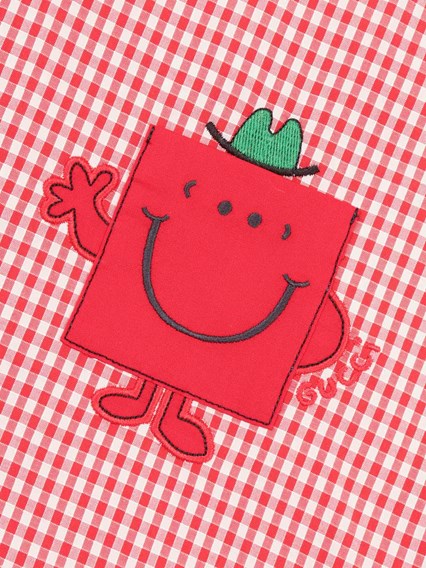 GUCCI KIDS B SS SHIRT SMALL VICHY ARMURE