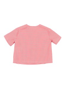 GUCCI KIDS B SS SHIRT SMALL VICHY ARMURE