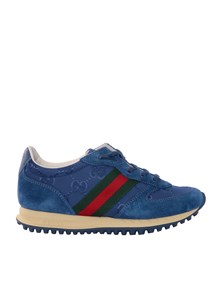 GUCCI KIDS SNEAKER LEATHER, R.S. SUEDE SW