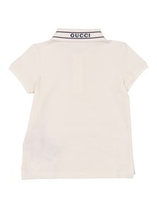 GUCCI KIDS B S/S POLO STRETCHED COTTON PI