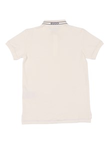 GUCCI KIDS J S/S POLO STRETCHED COTTON PI