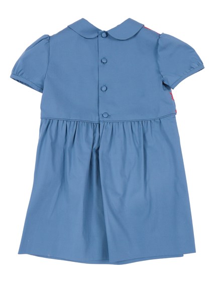 GUCCI KIDS S/S DRESS STRETCH COTTON POPEL