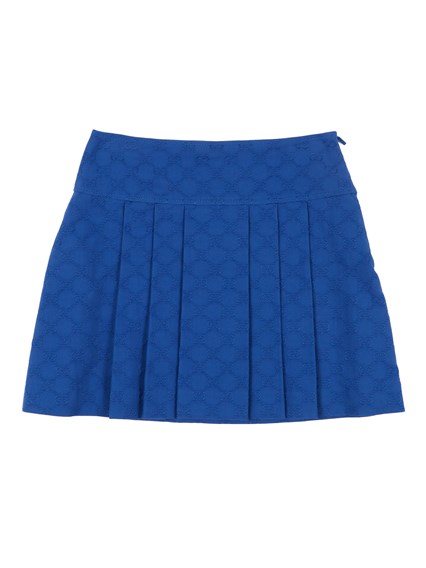 GUCCI KIDS SKIRT TEXTURED COTTON GG