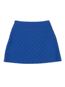 GUCCI KIDS SKIRT TEXTURED COTTON GG