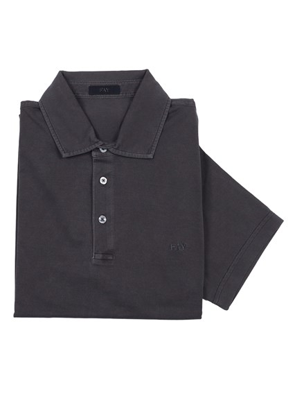 Fay POLO FAY JERSEY FROSTED EMBROIDERY