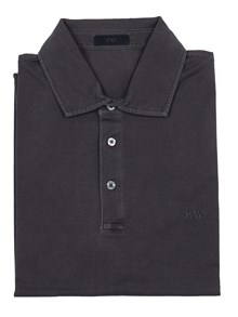 Fay FAY JERSEY FROSTED EMBROIDERY POLO