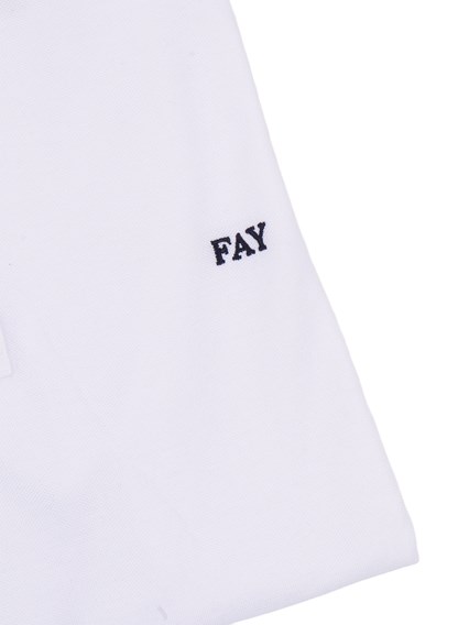 Fay POLO DB COLLAR PIQUET STR. STRIPES