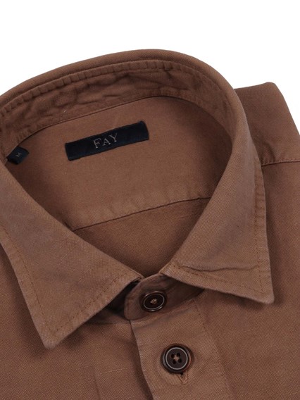 Fay OVERSIZED SHIRT-JACKET WITH POCKETS