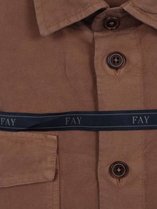 Fay OVERSIZED SHIRT-JACKET WITH POCKETS