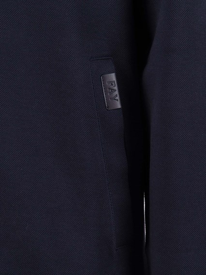 Fay SWEATSHIRT JACKET WITH BUTTONS