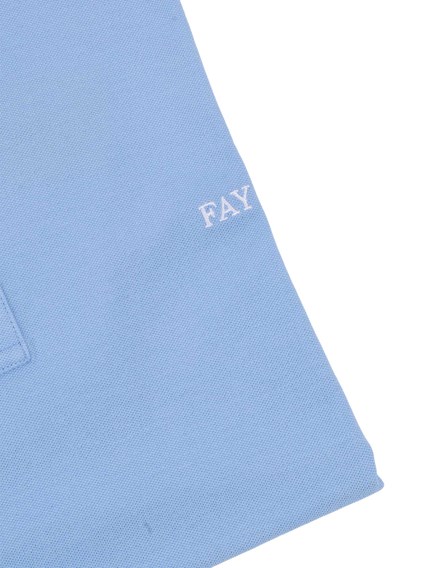 Fay POLO DB COLLAR PIQUET STR. STRIPES