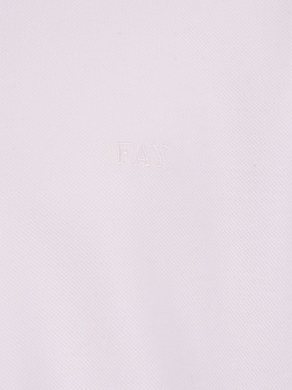 Fay T-SHIRT FAY PIQUET TINTO FROSTED