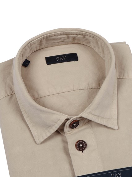 Fay OVERSIZED SHIRT-JACKET WITH POCKETS