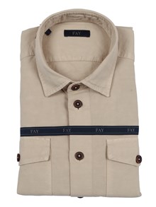 Fay OVERSIZED SHIRT-JACKET WITH POCKETS