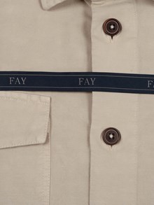Fay OVERSIZED SHIRT-JACKET WITH POCKETS