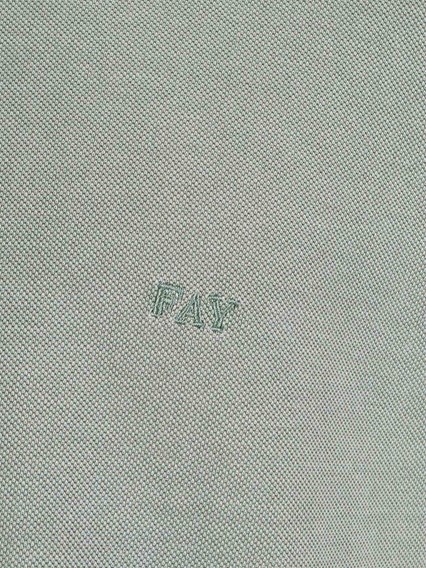 Fay FAY PIQUET TINTO FROSTED T-SHIRT