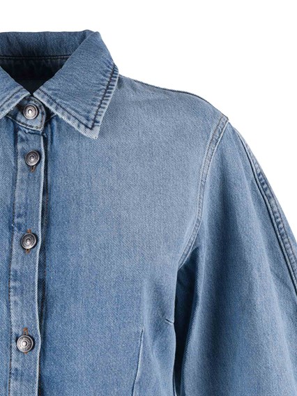 ROTATE VINETTA DENIM SHIRT