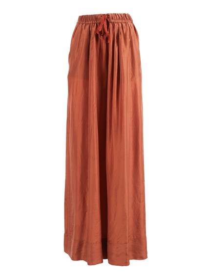 FORTE FORTE pantalone coulisse habotai seta