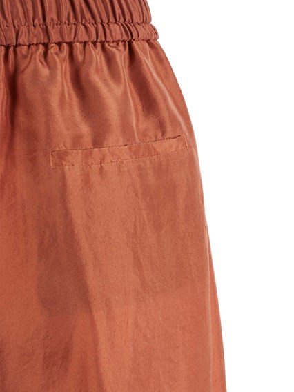 FORTE FORTE pantalone coulisse habotai seta