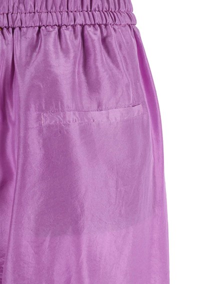 FORTE FORTE pantalone coulisse habotai seta