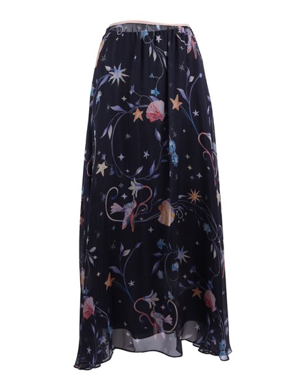FORTE FORTE gonna chiffon stampa "deliverance"