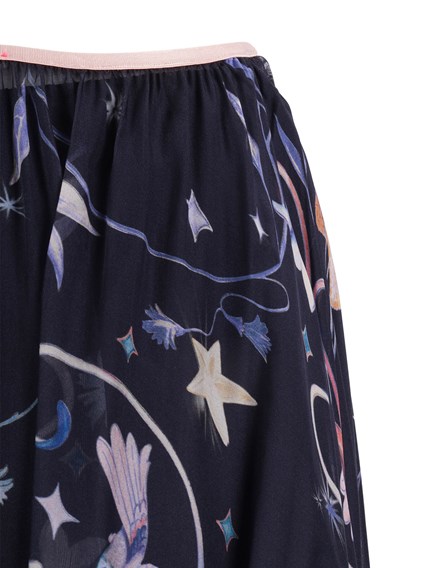 FORTE FORTE gonna chiffon stampa "deliverance"