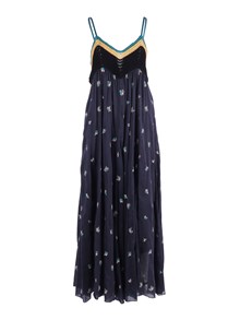 FORTE FORTE Bustier dress in �petites fleurs� embroidered voile