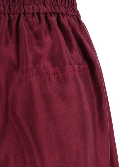 FORTE FORTE pantalone coulisse habotai seta